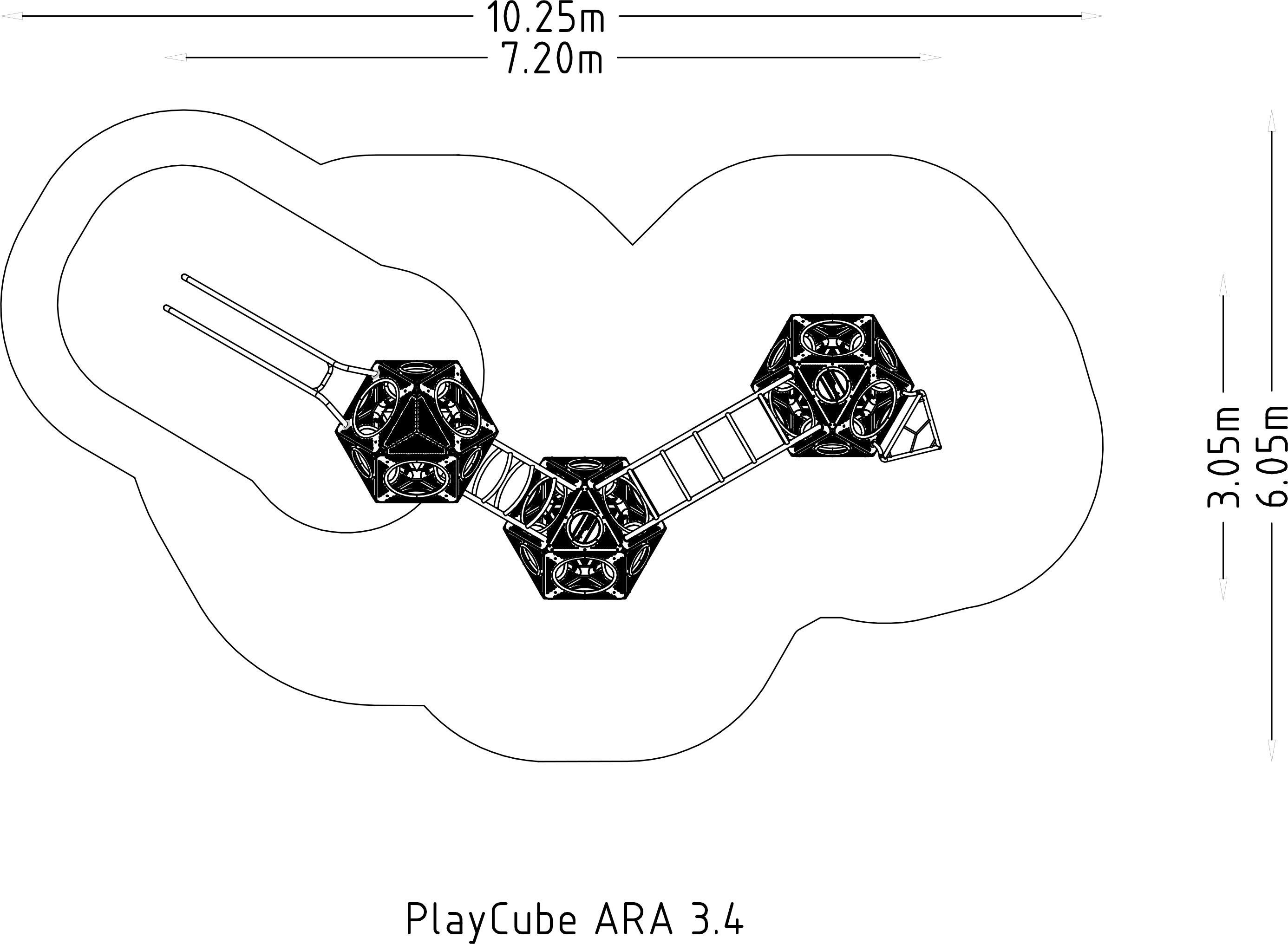 Lekekuber Ara 3.4