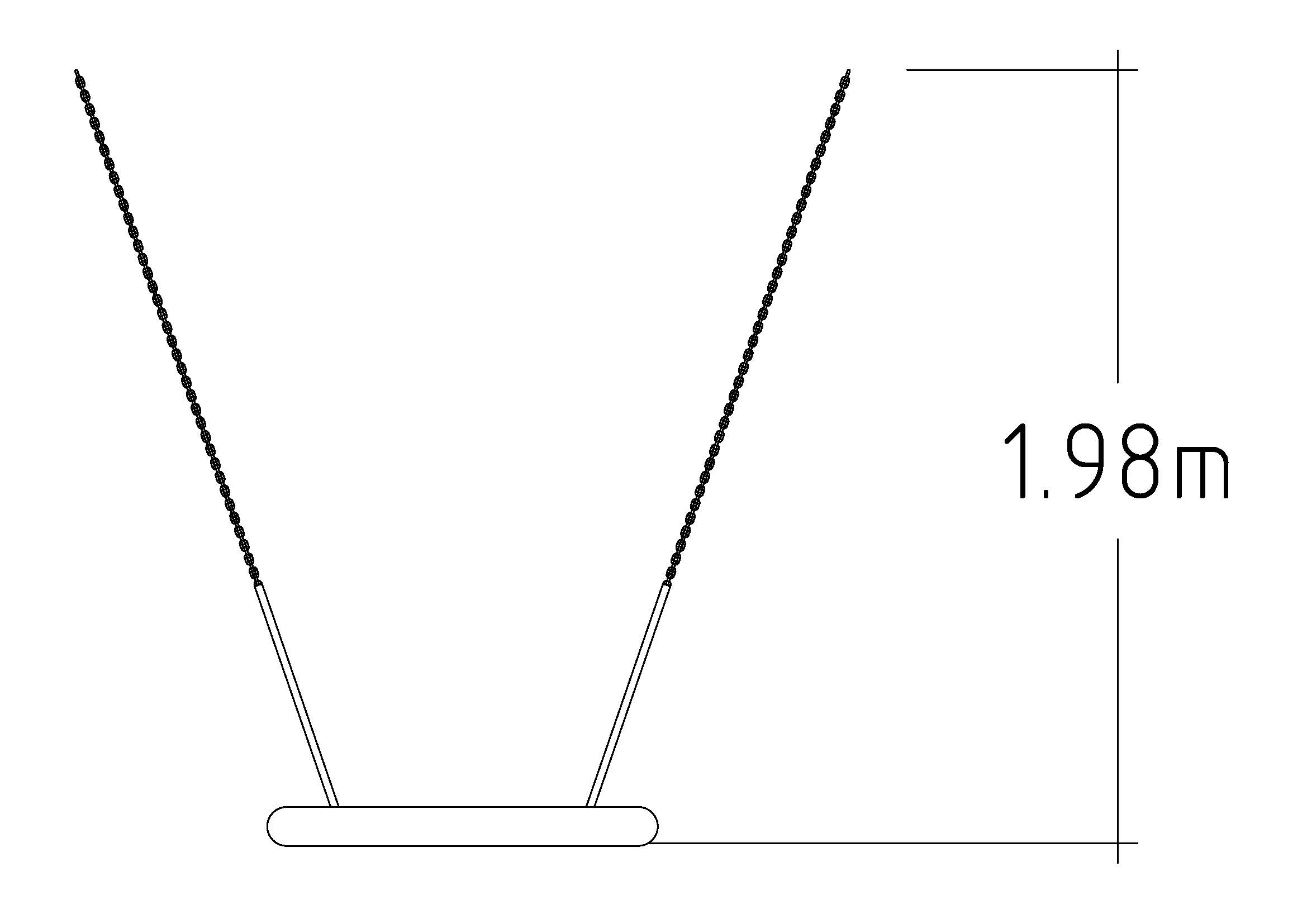 Schommelzitje Nestor Ø1000 mm