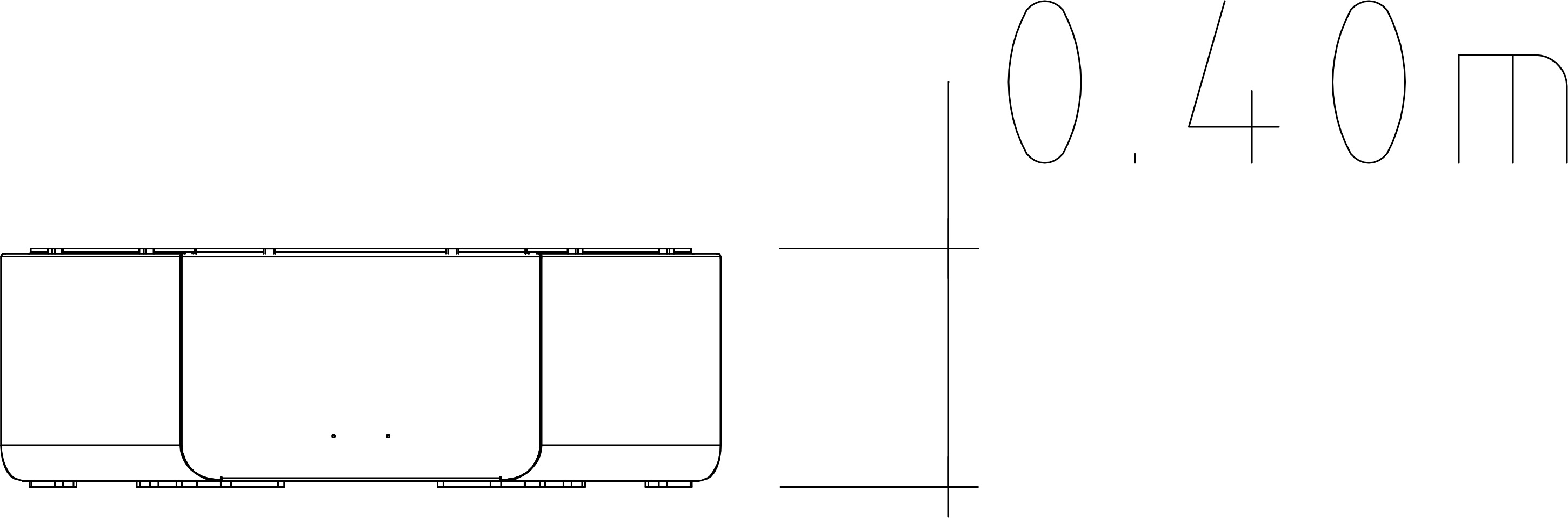 Modulo base esagonale Rosenlund (L)