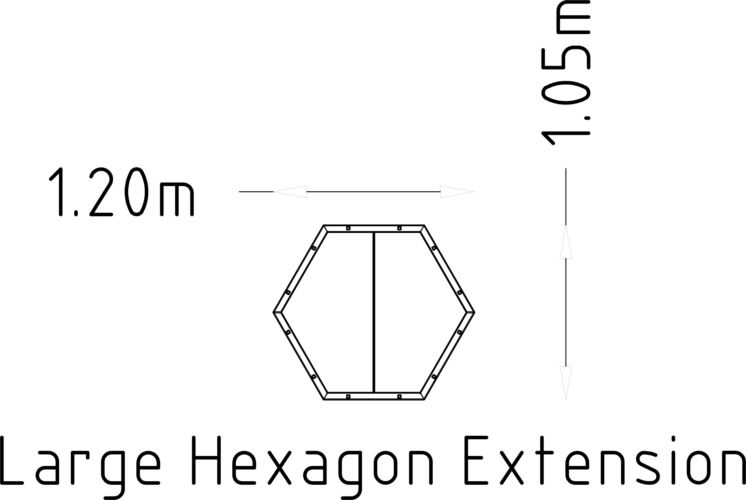 Hex Ext Module Rosenlund (L)
