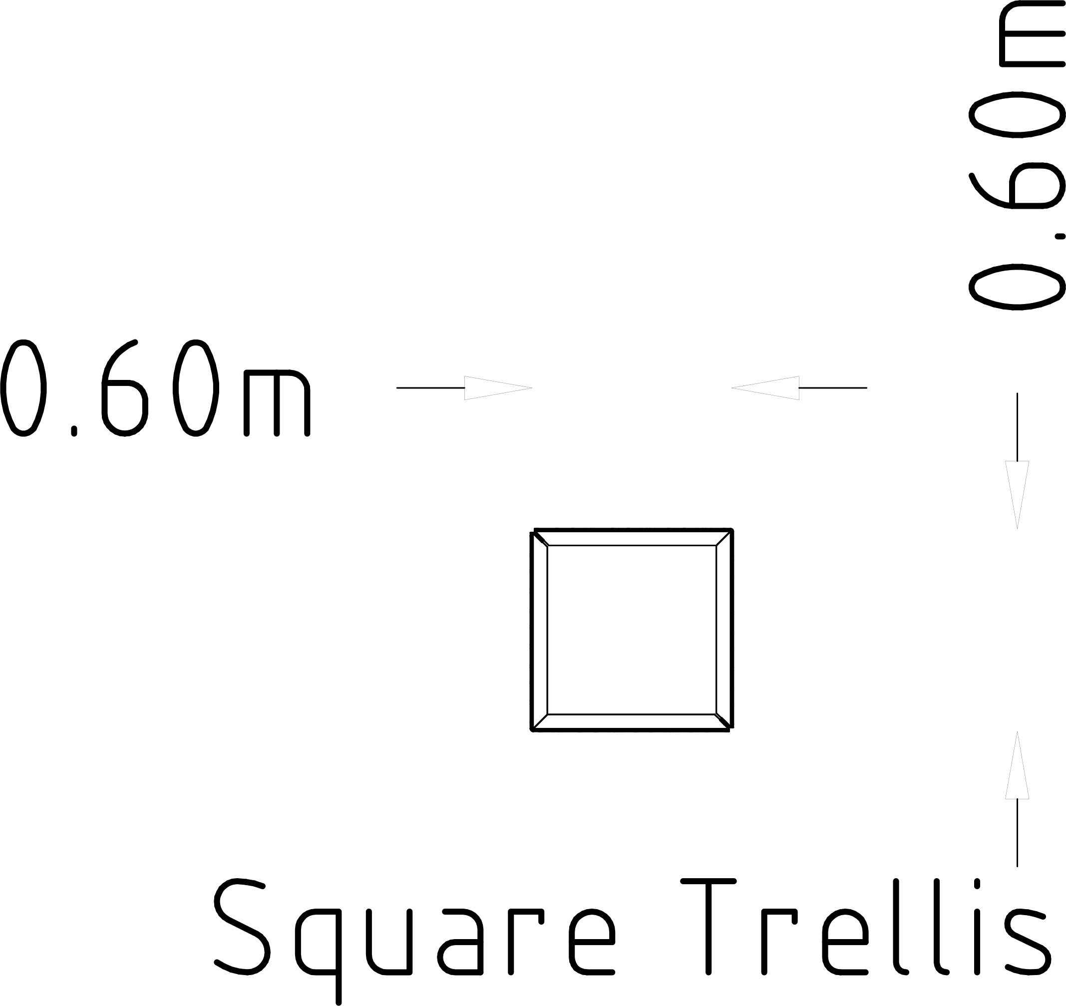 Square Trellis Rosenlund