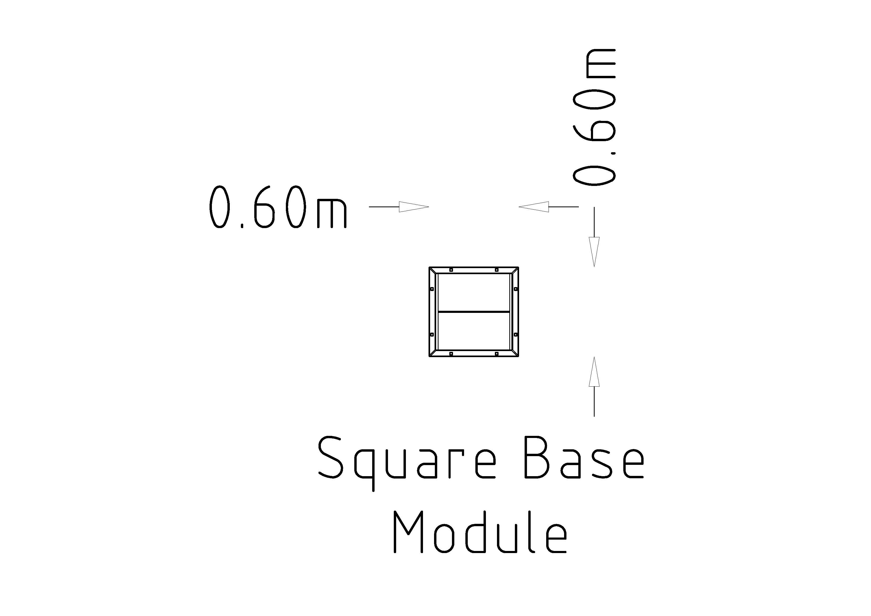 Module de base carré Rosenlund