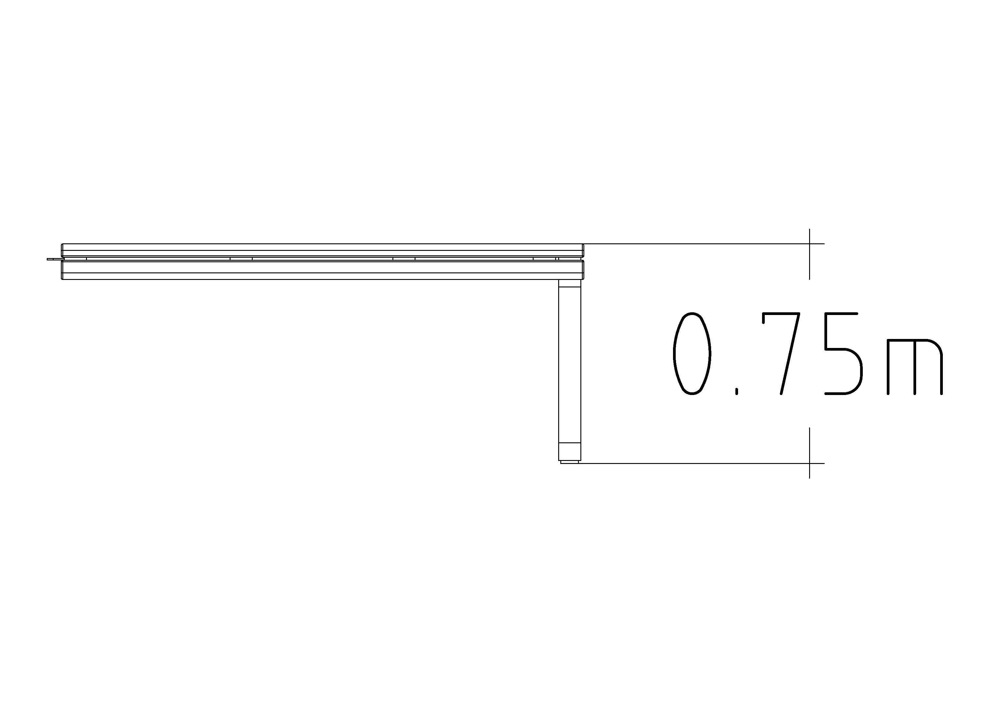 Table étroite Rosenlund