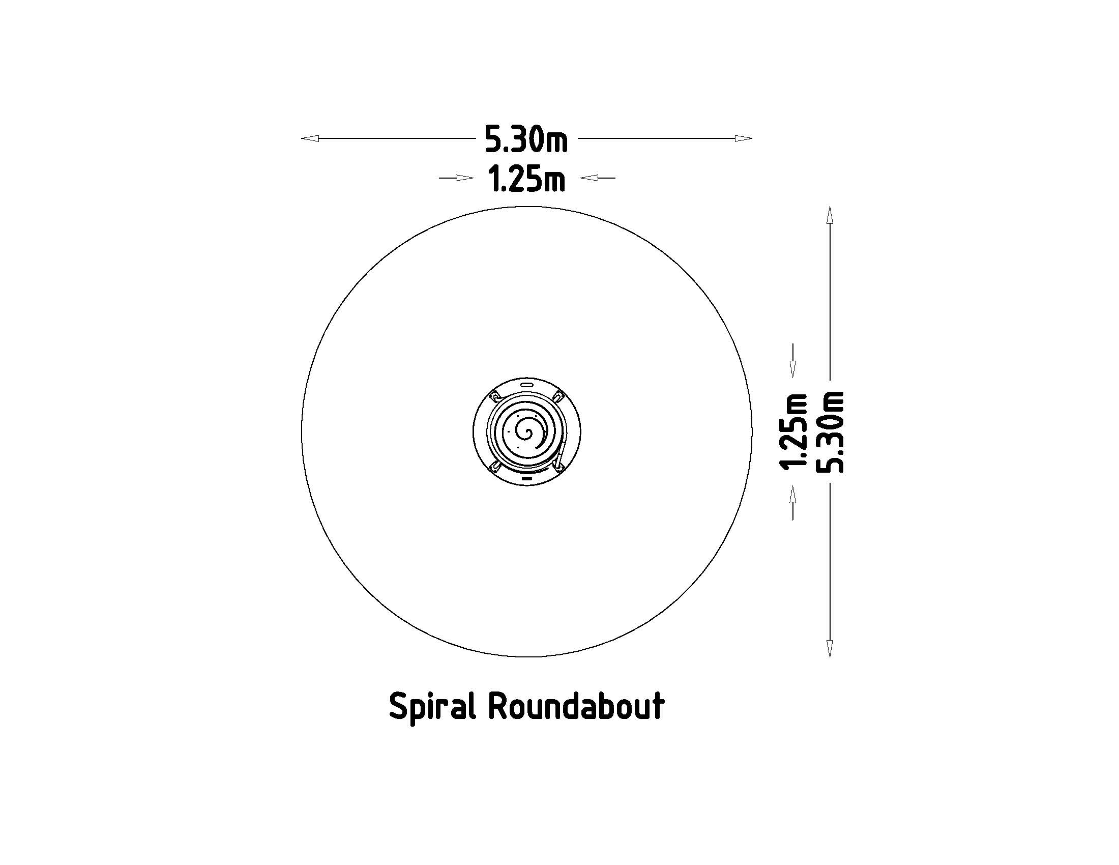 Rond-point en spirale