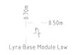 Bicycle Rack Lyra Low
