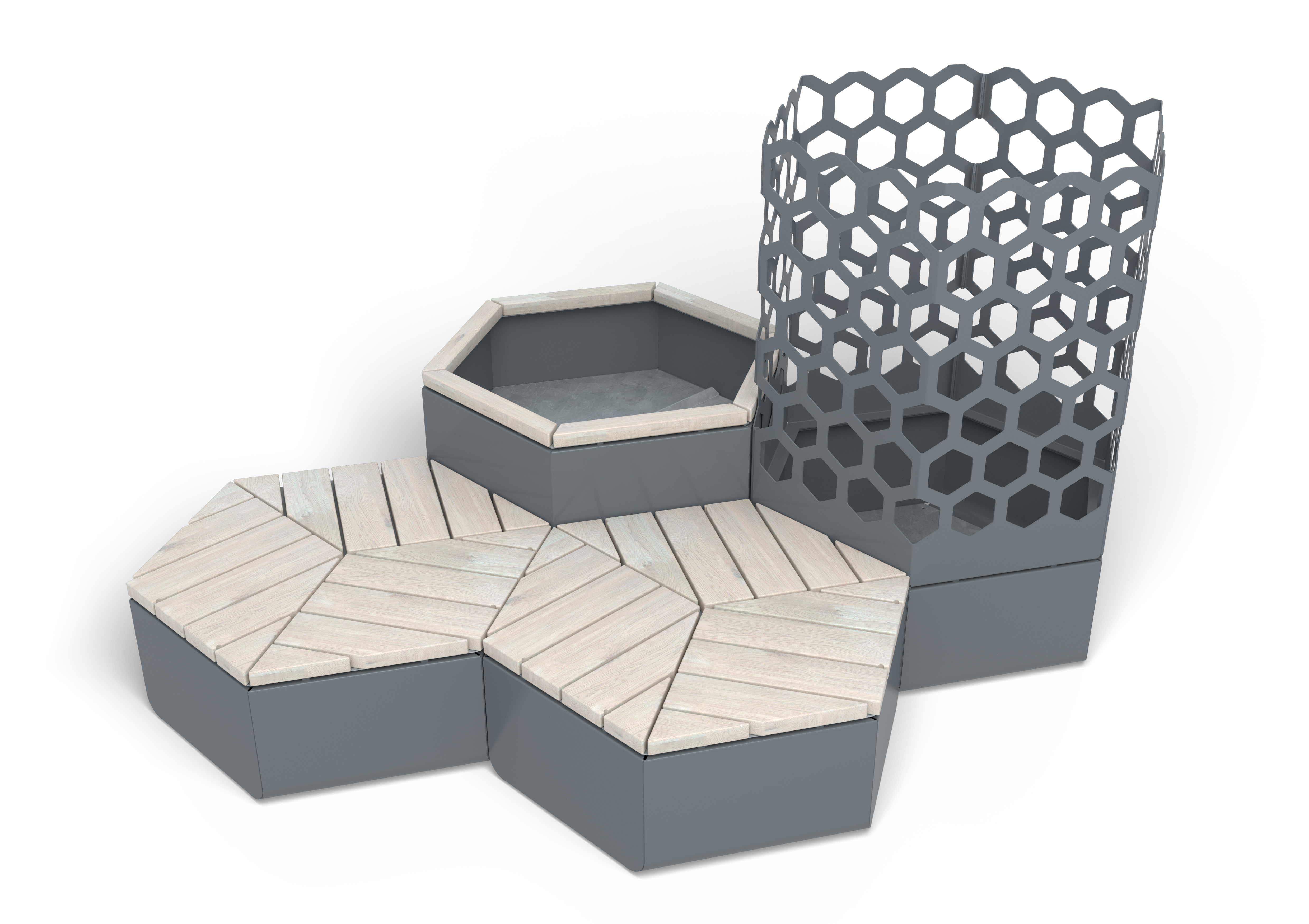 Planter & Seating Rosenlund