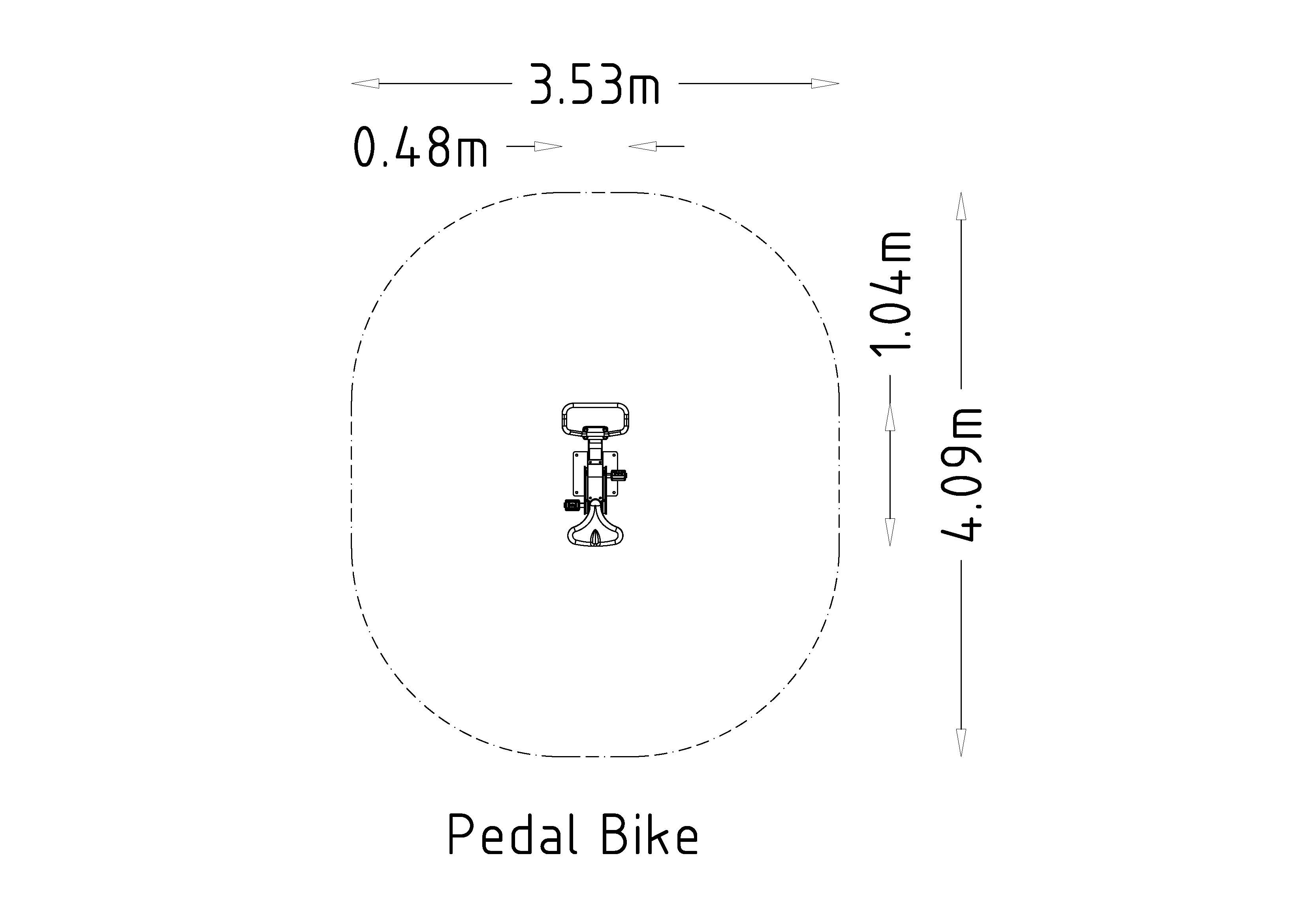 Vélo à pédales TGO