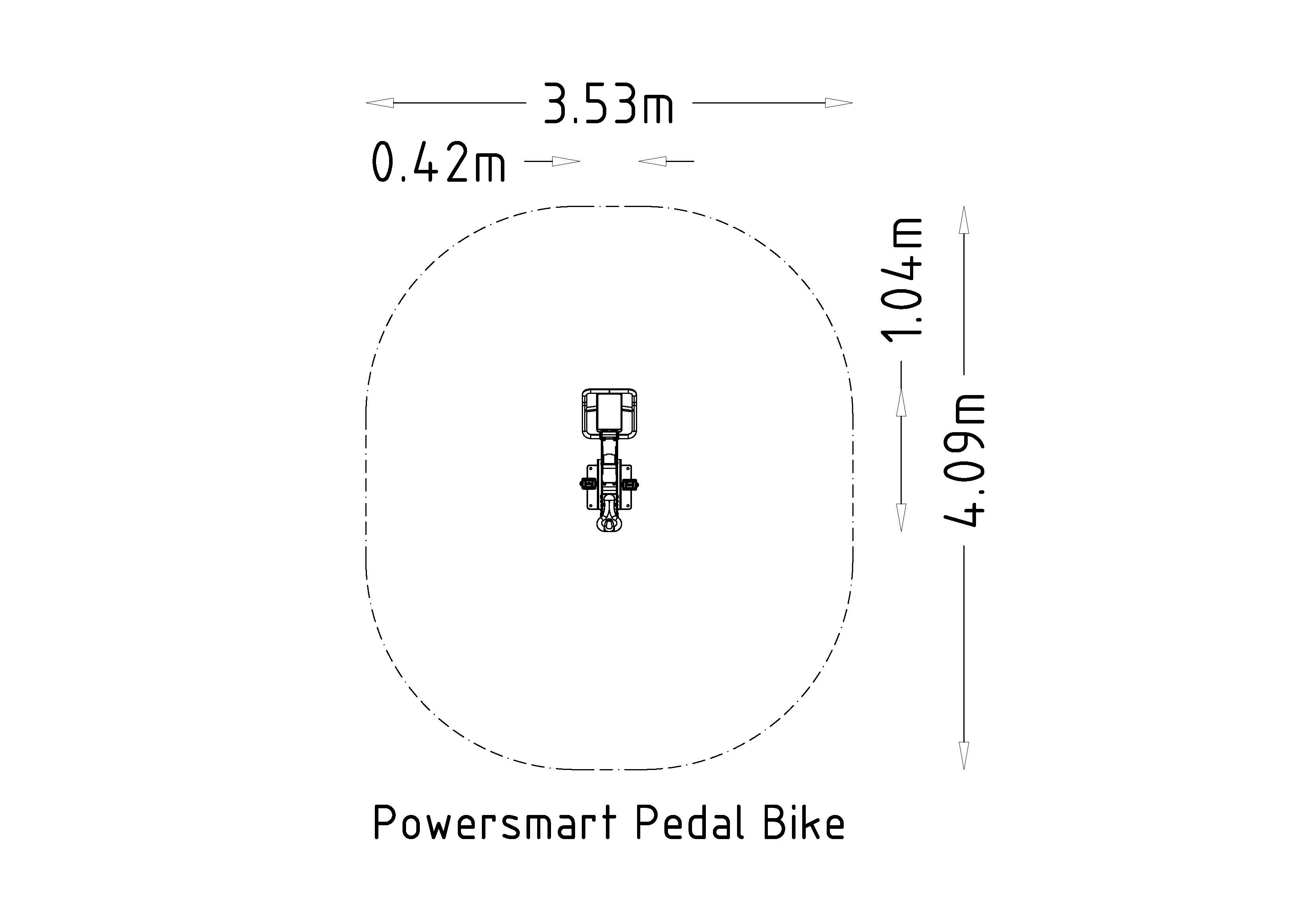 Vélo à pédales TGO PowerSmart
