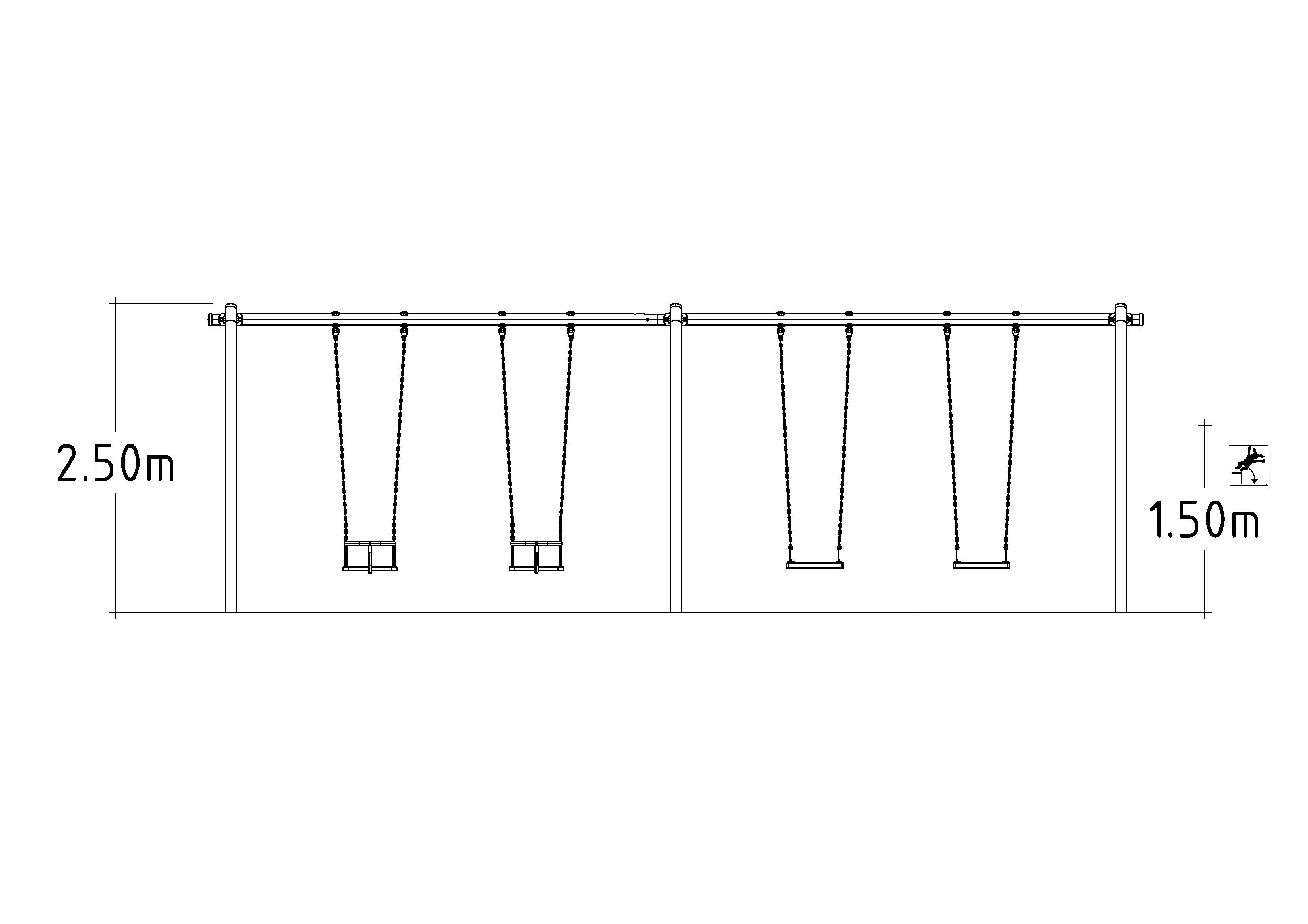 Complete Swing Set Omega