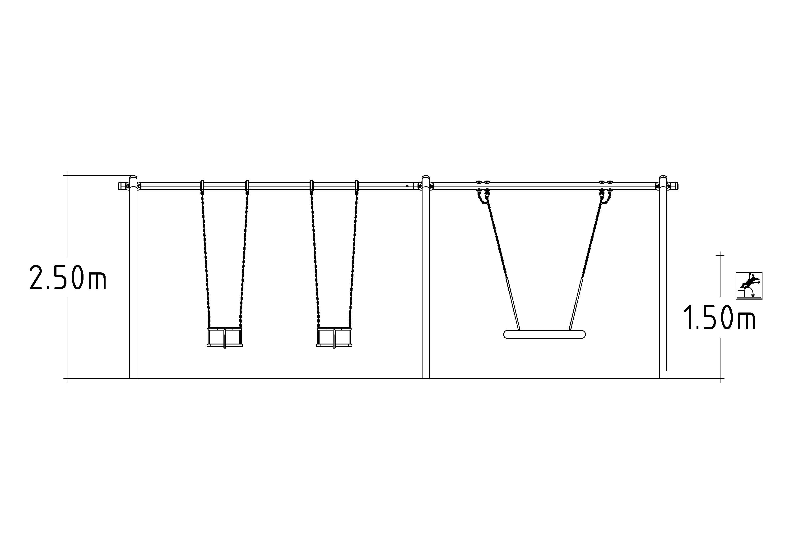 Complete Swing Set Omega