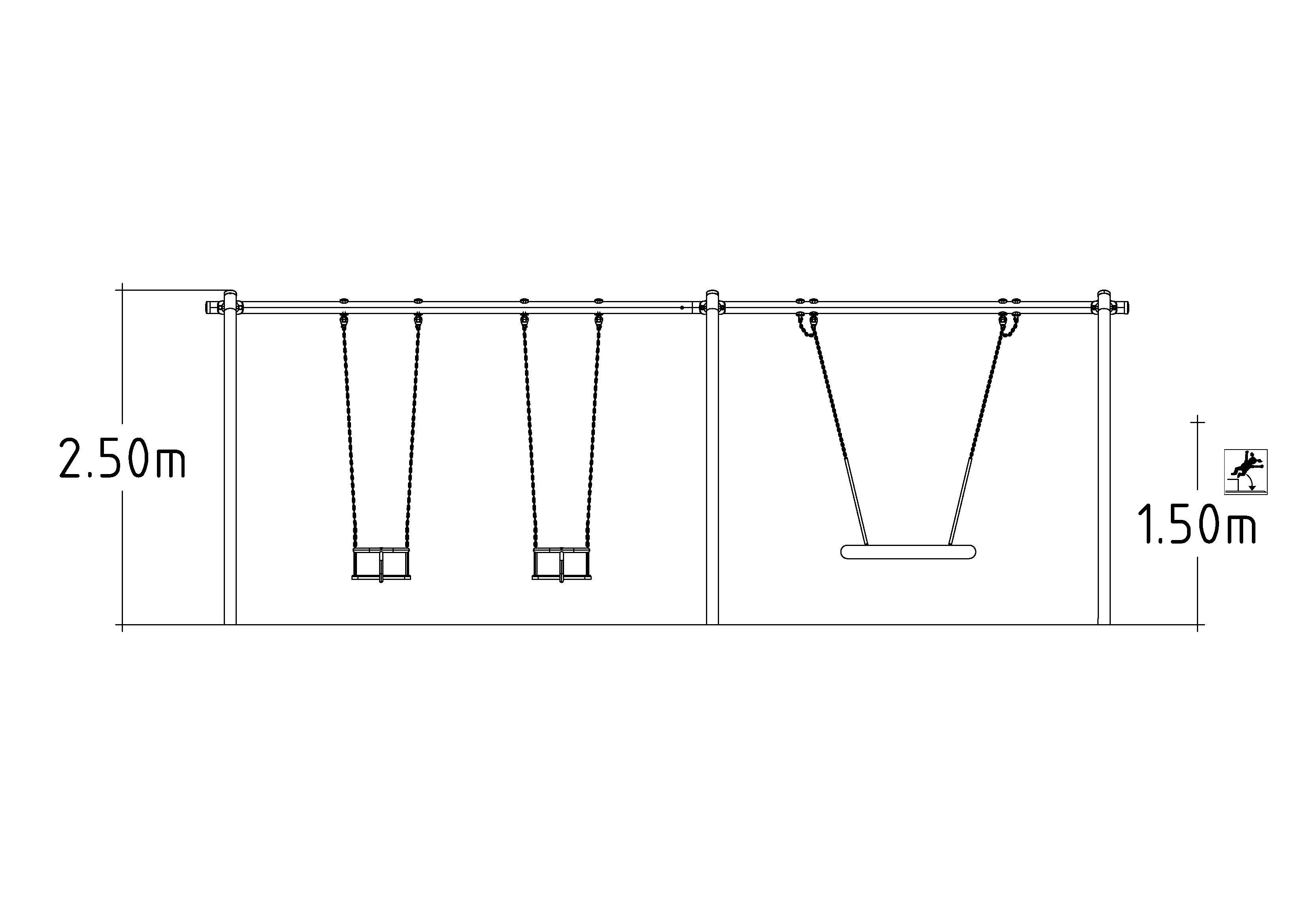 Complete Swing Set Omega