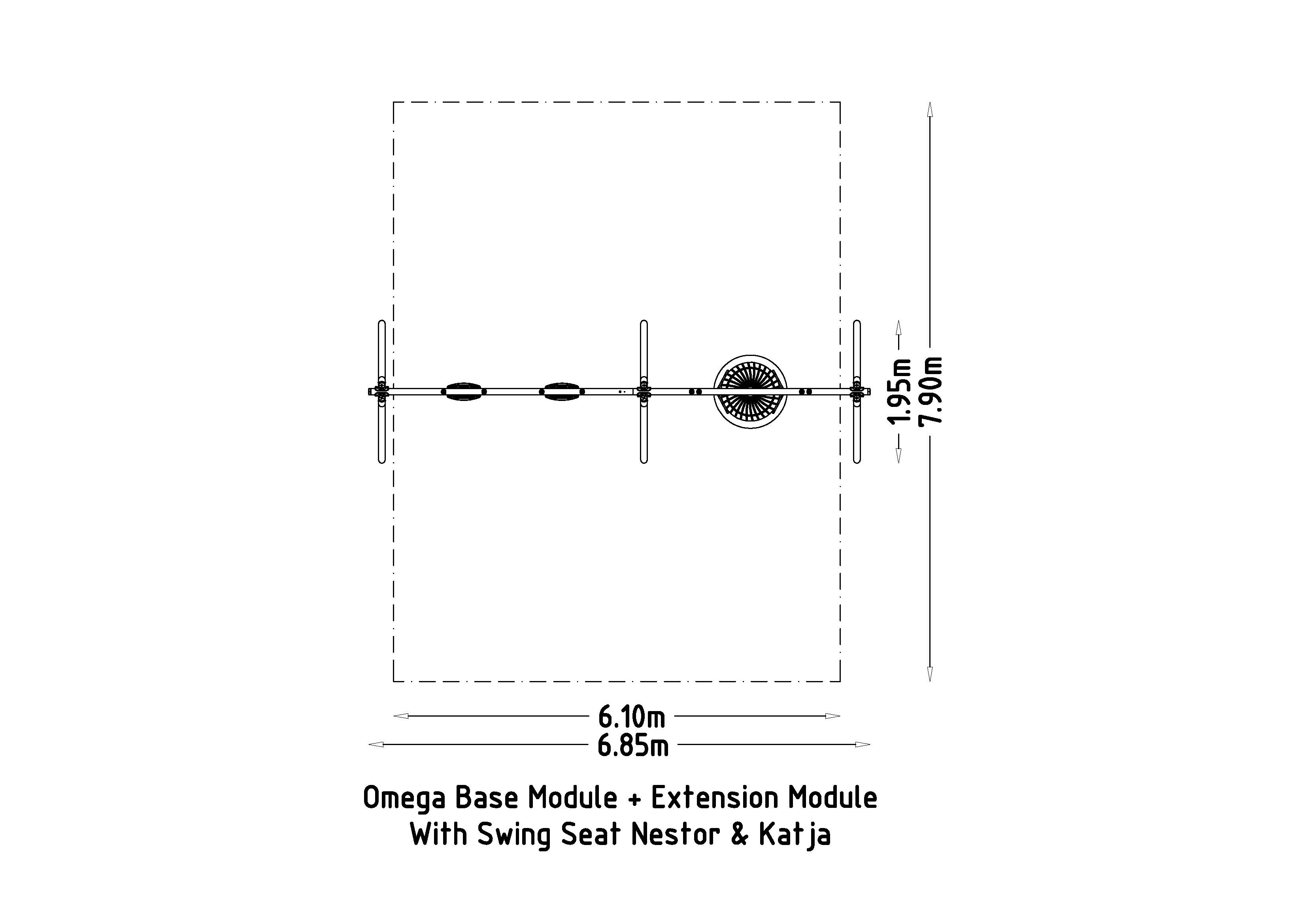Complete Swing Set Omega
