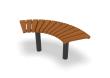 Bench Curved 90° Sofiero 