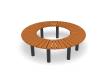 Bench Curved 360° Sofiero Hardwood
