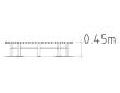 Bench Curved 360° Sofiero Hardwood