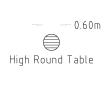 Round Bar Table Sofiero 