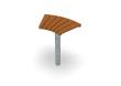Bar Stool 45° Sofiero Hardwood