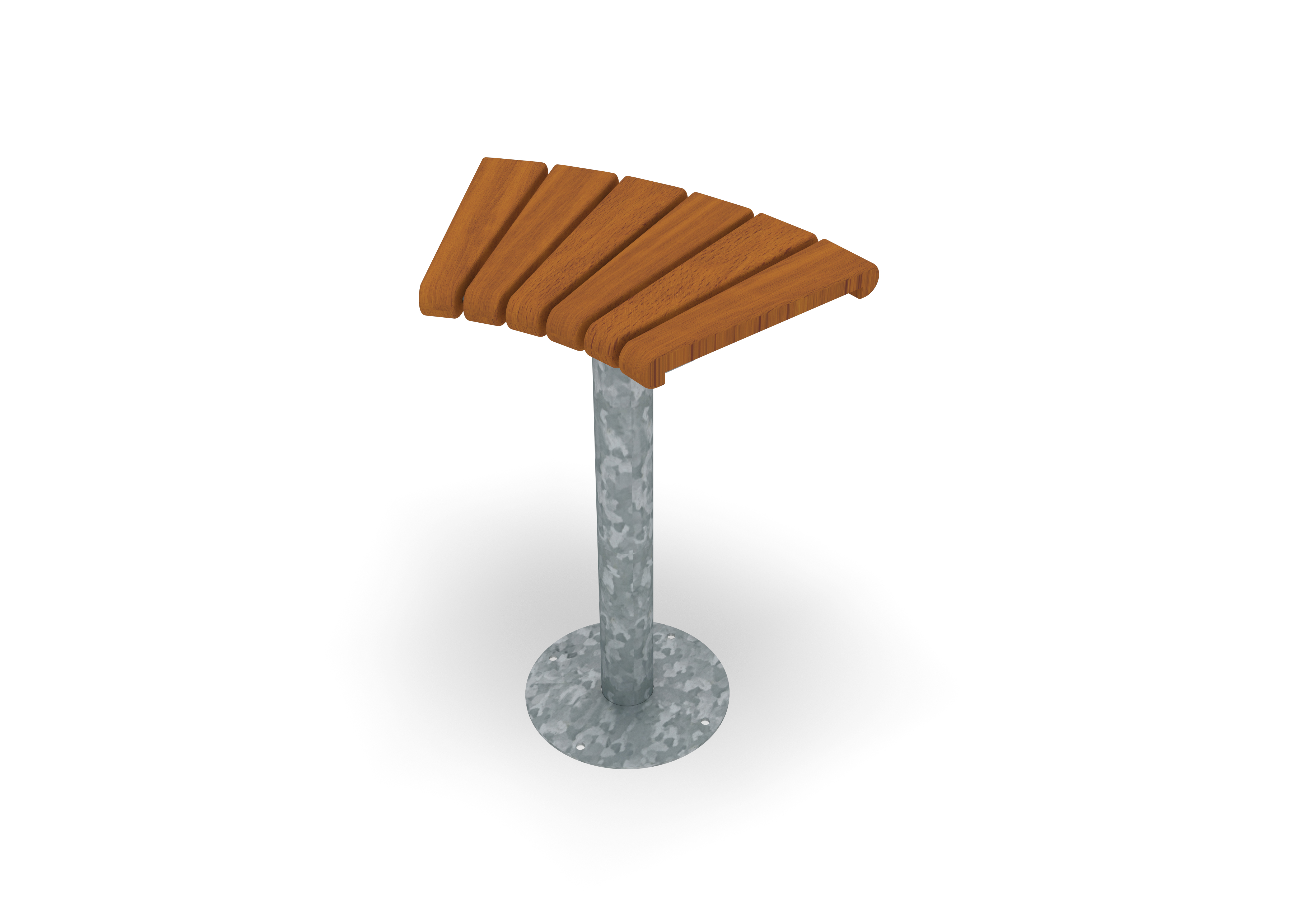 Bar Stool 45° Sofiero Hardwood