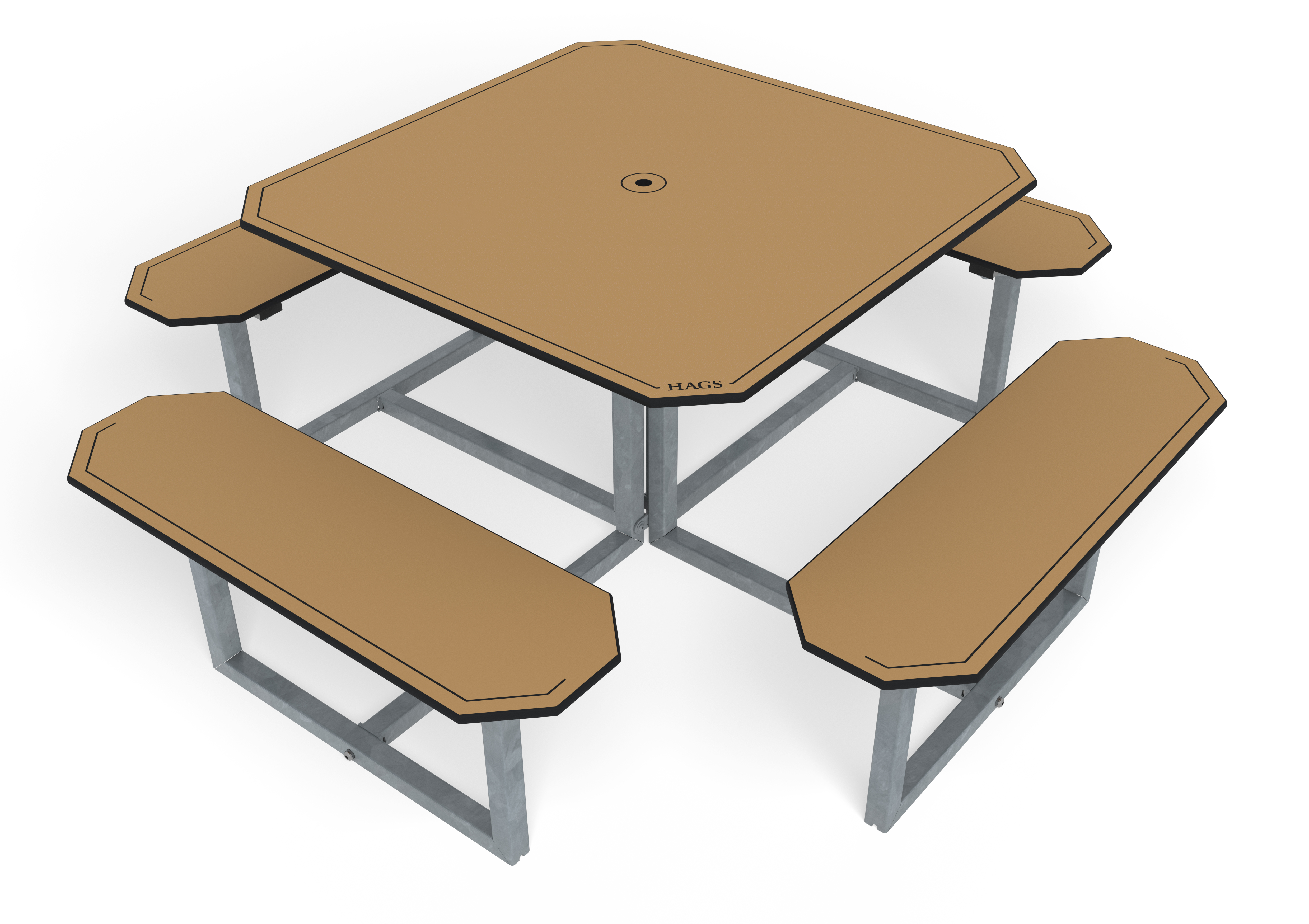 Picnic Table Skagen HPL