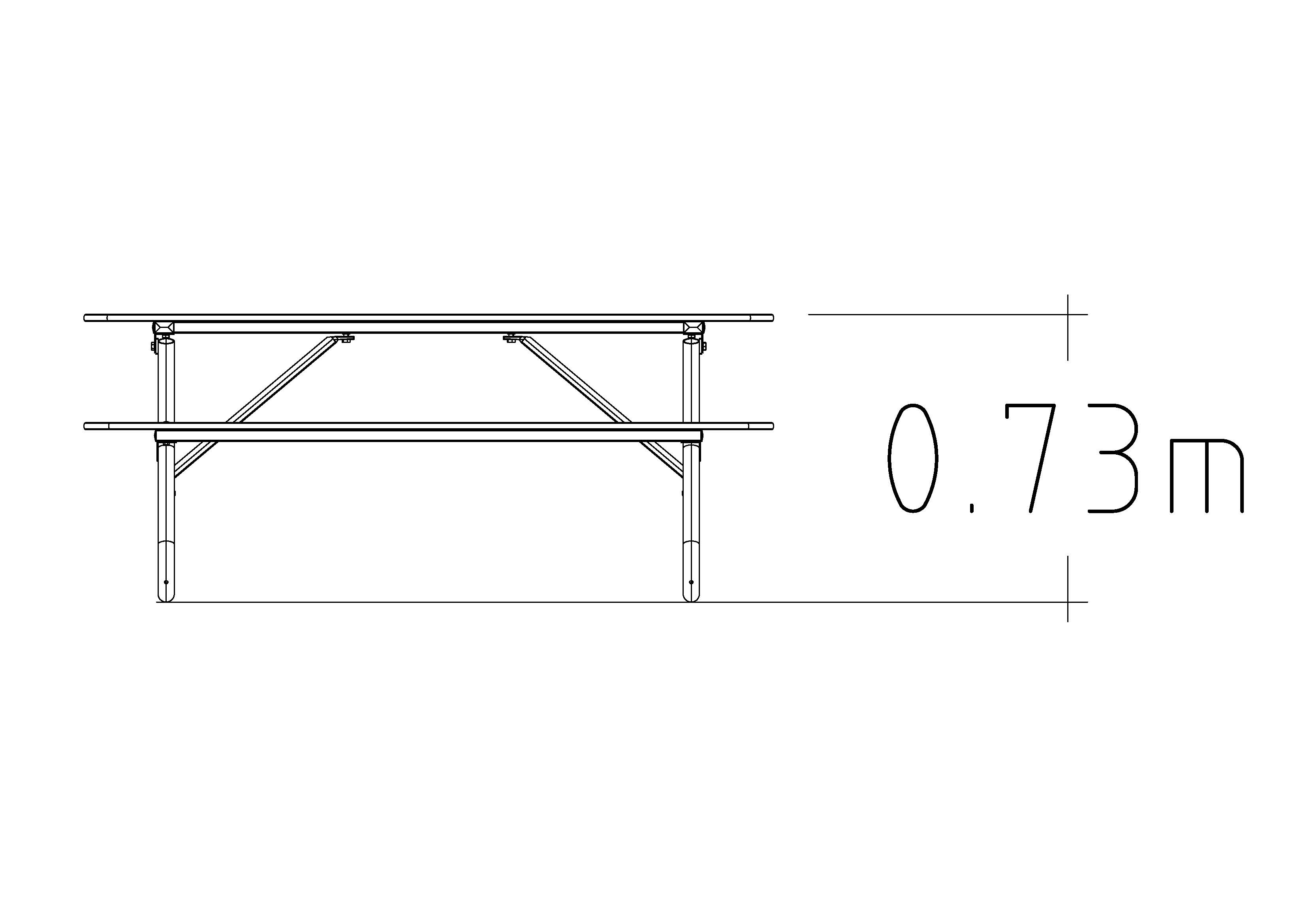 Picnic Table Linnea HPL