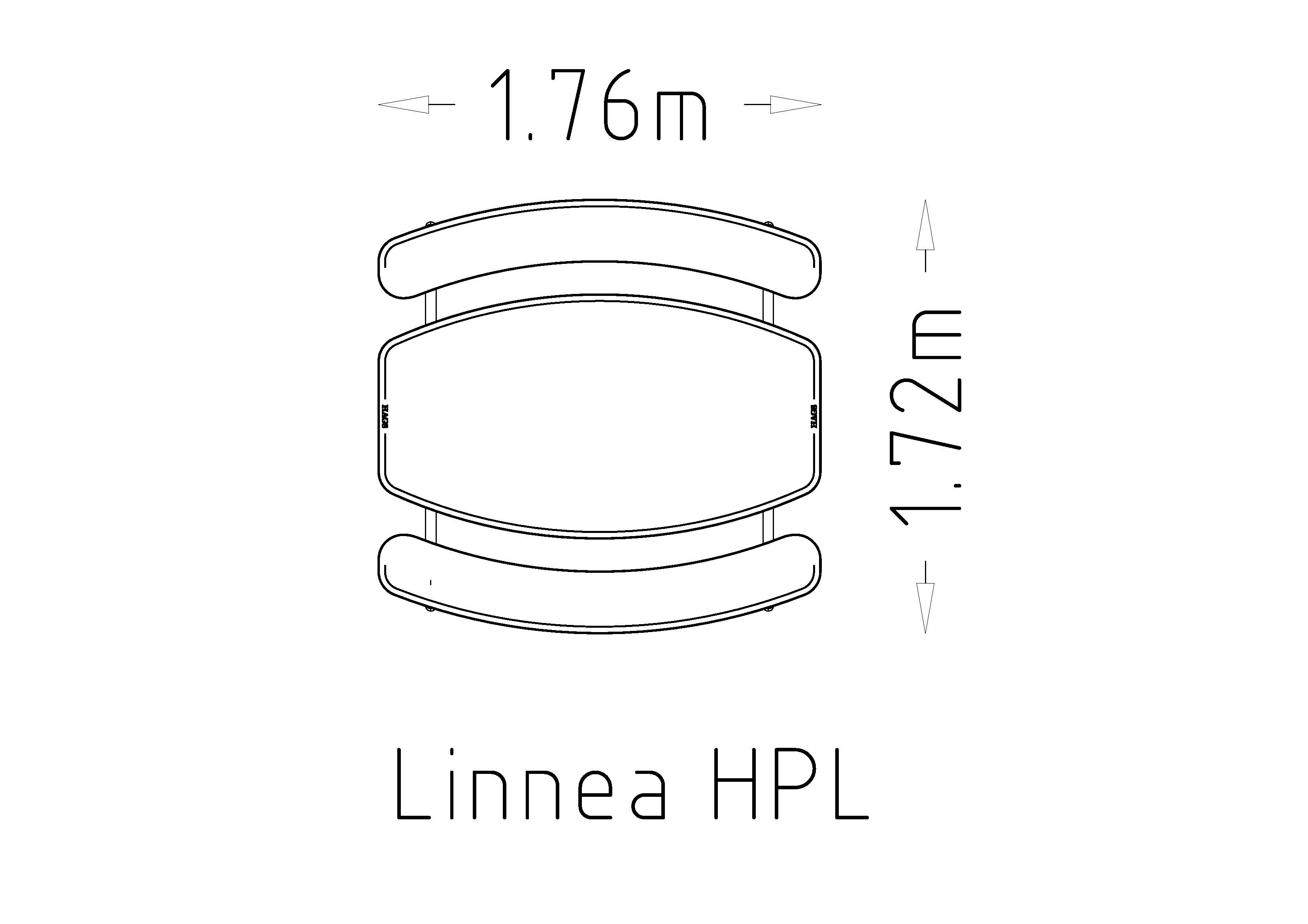 Picnic Table Linnea HPL