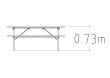 Picnic Table Linnea HPL
