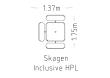 Picnic Table Skagen HPL