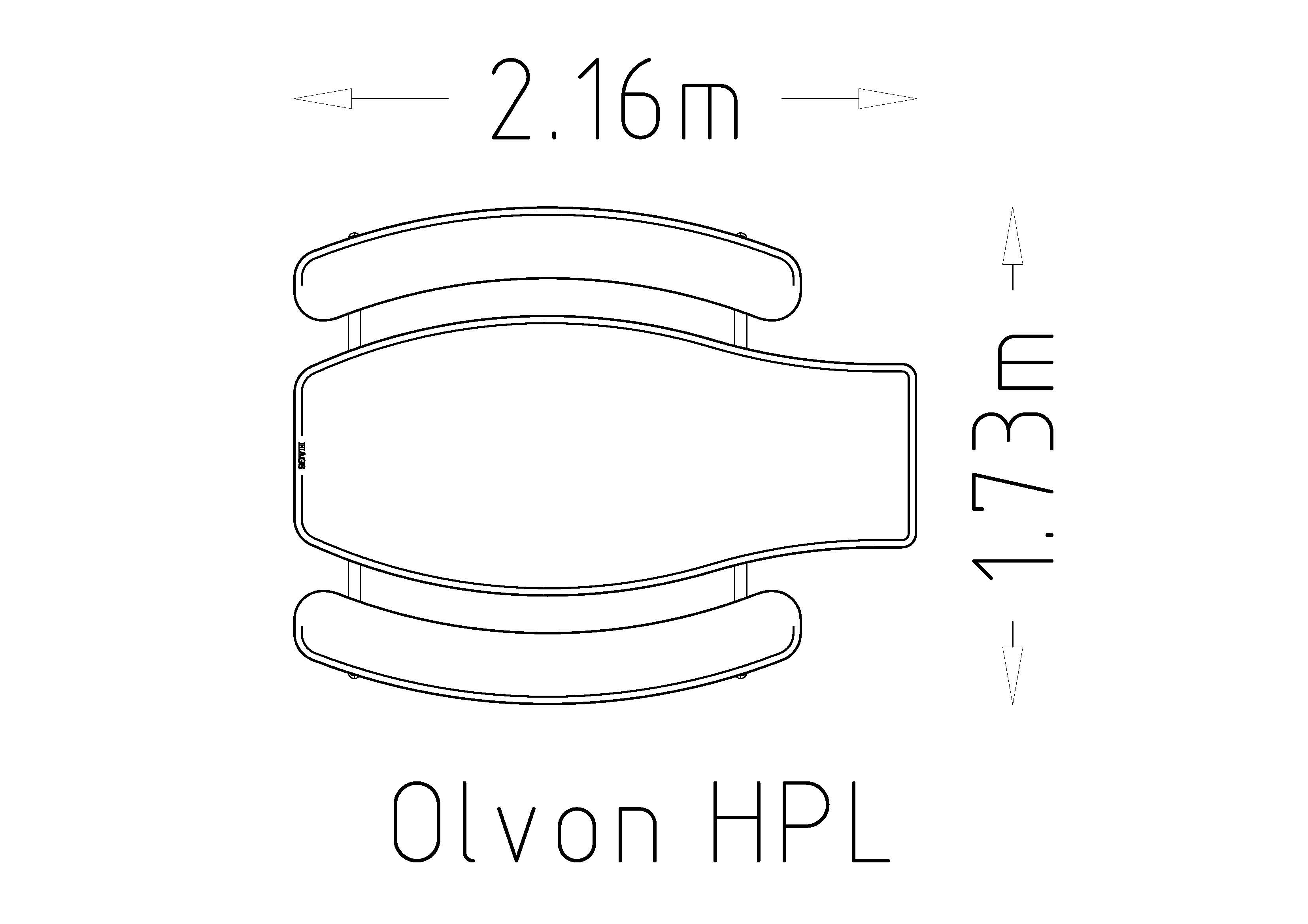 Picnic Table Olvon HPL