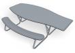 Picnic Table Olvon HPL
