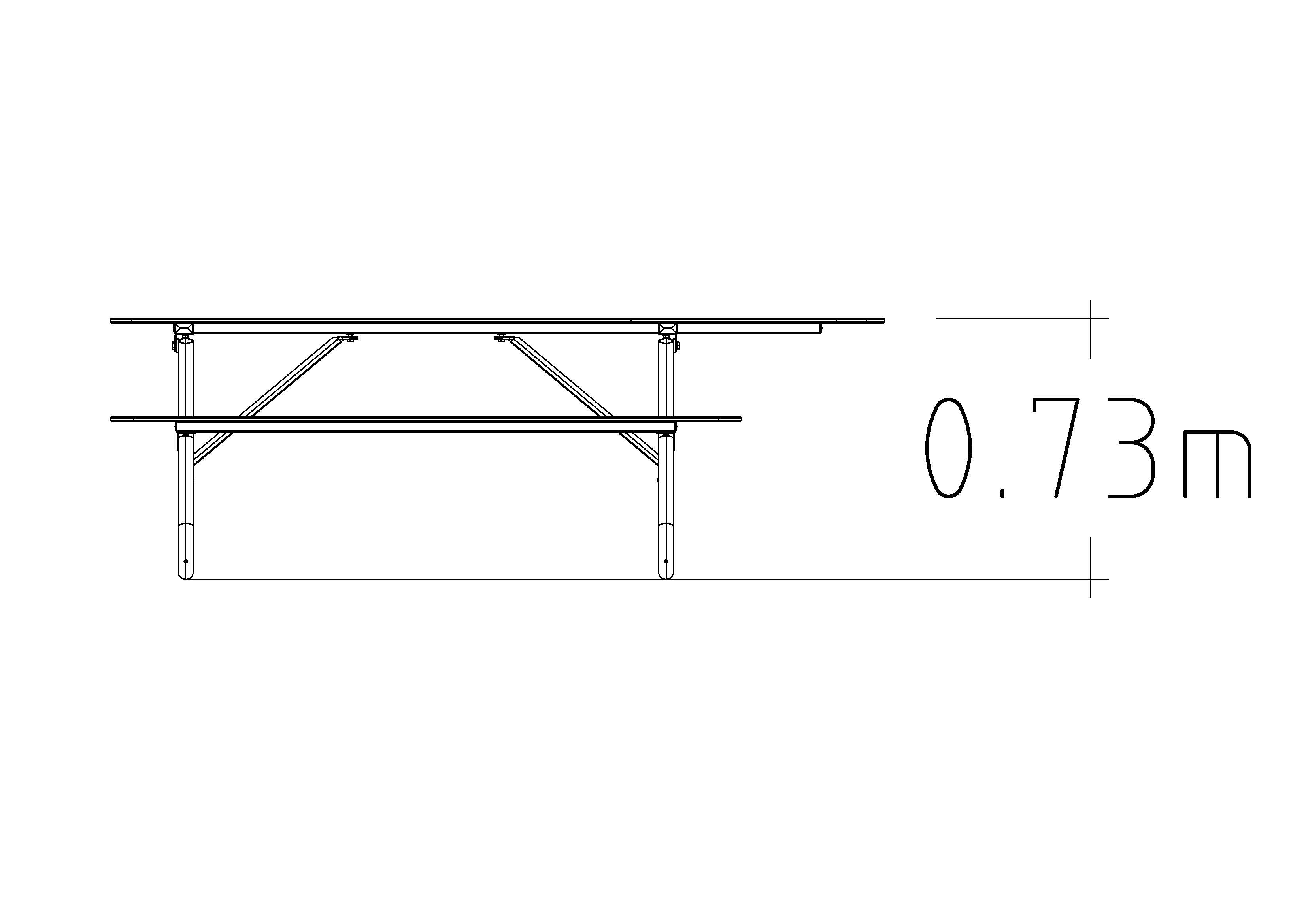 Picnic Table Olvon HPL