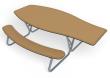 Picnic Table Olvon HPL