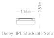 Park Bench Ekeby HPL