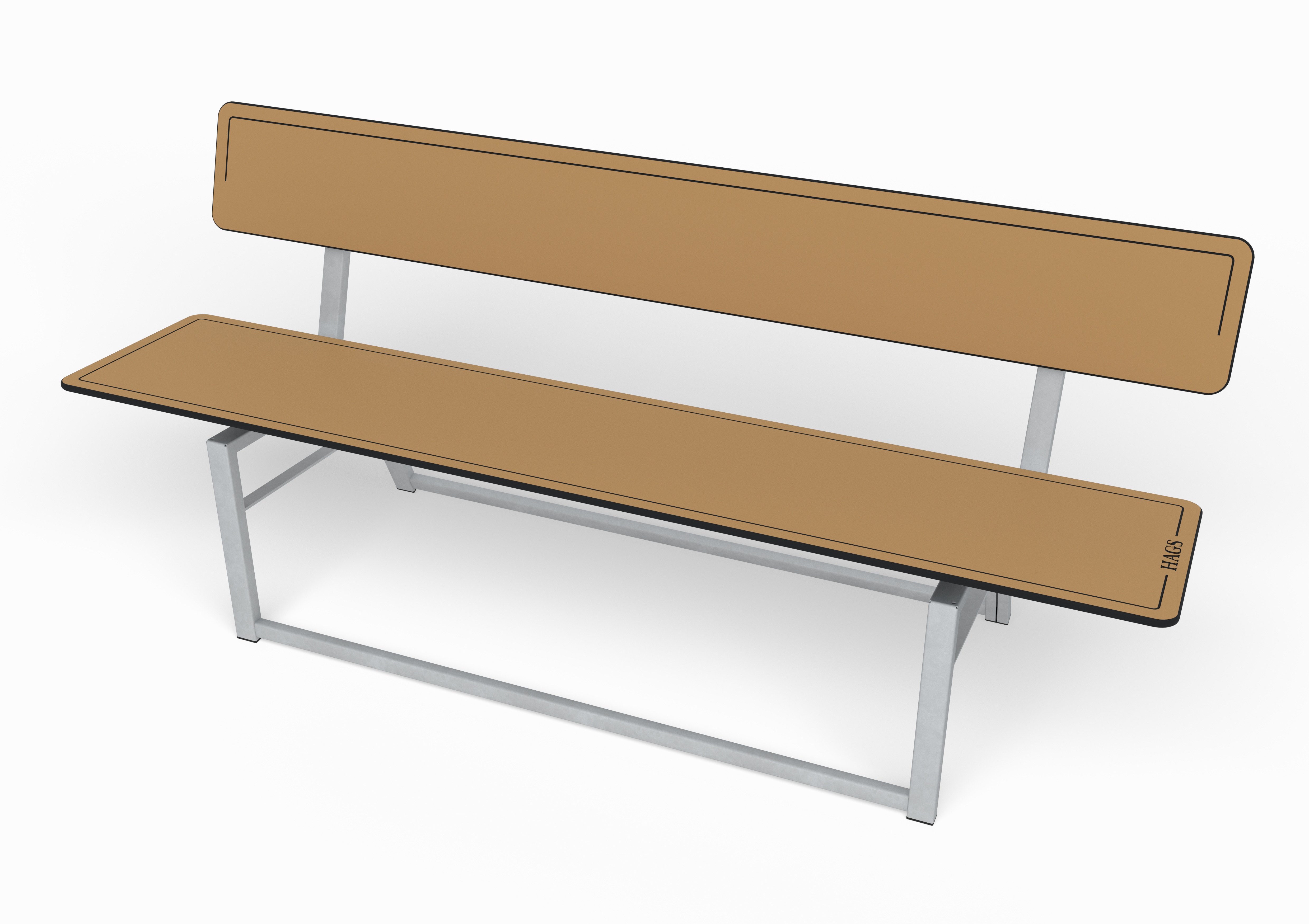 Park Bench Ekeby HPL