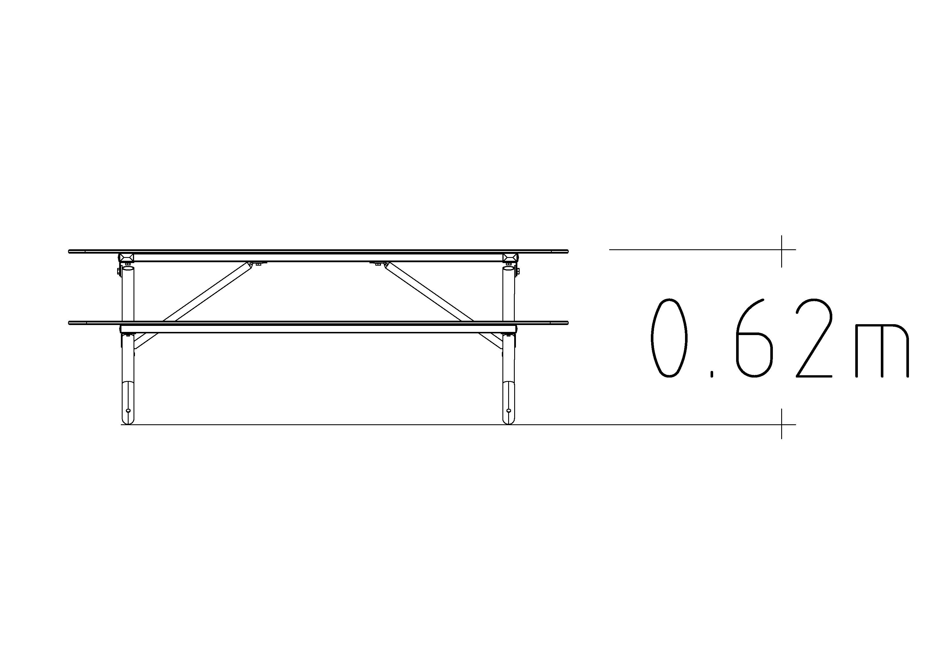 Picnic Table Hallon HPL