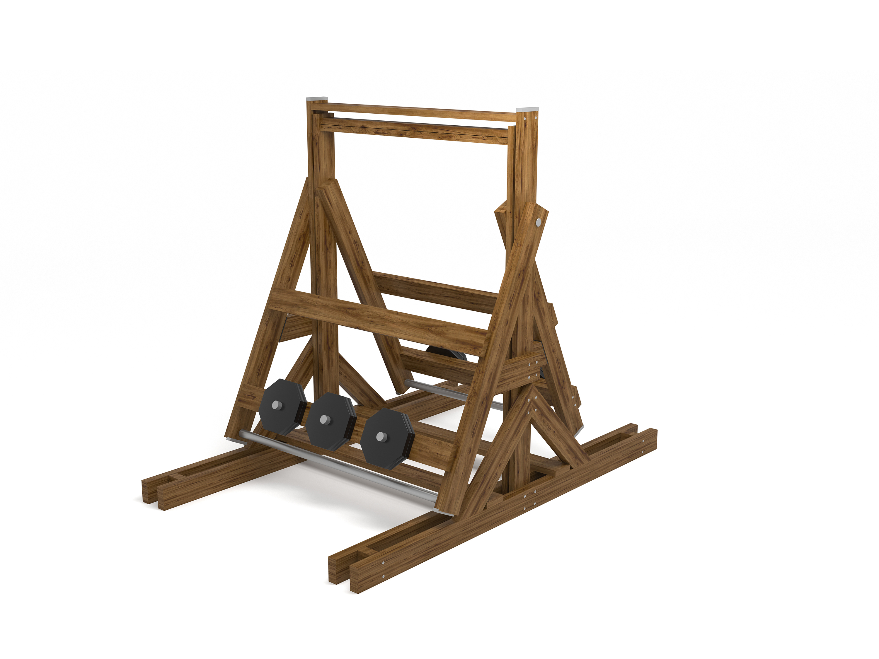 Wooden Fitness Multistation