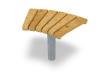 Curved Bench 45° Sofiero 