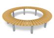 Bench Curved 360° Sofiero 