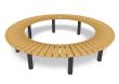 Bench Curved 360° Sofiero 