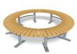 Bench Curved 360° Sofiero 