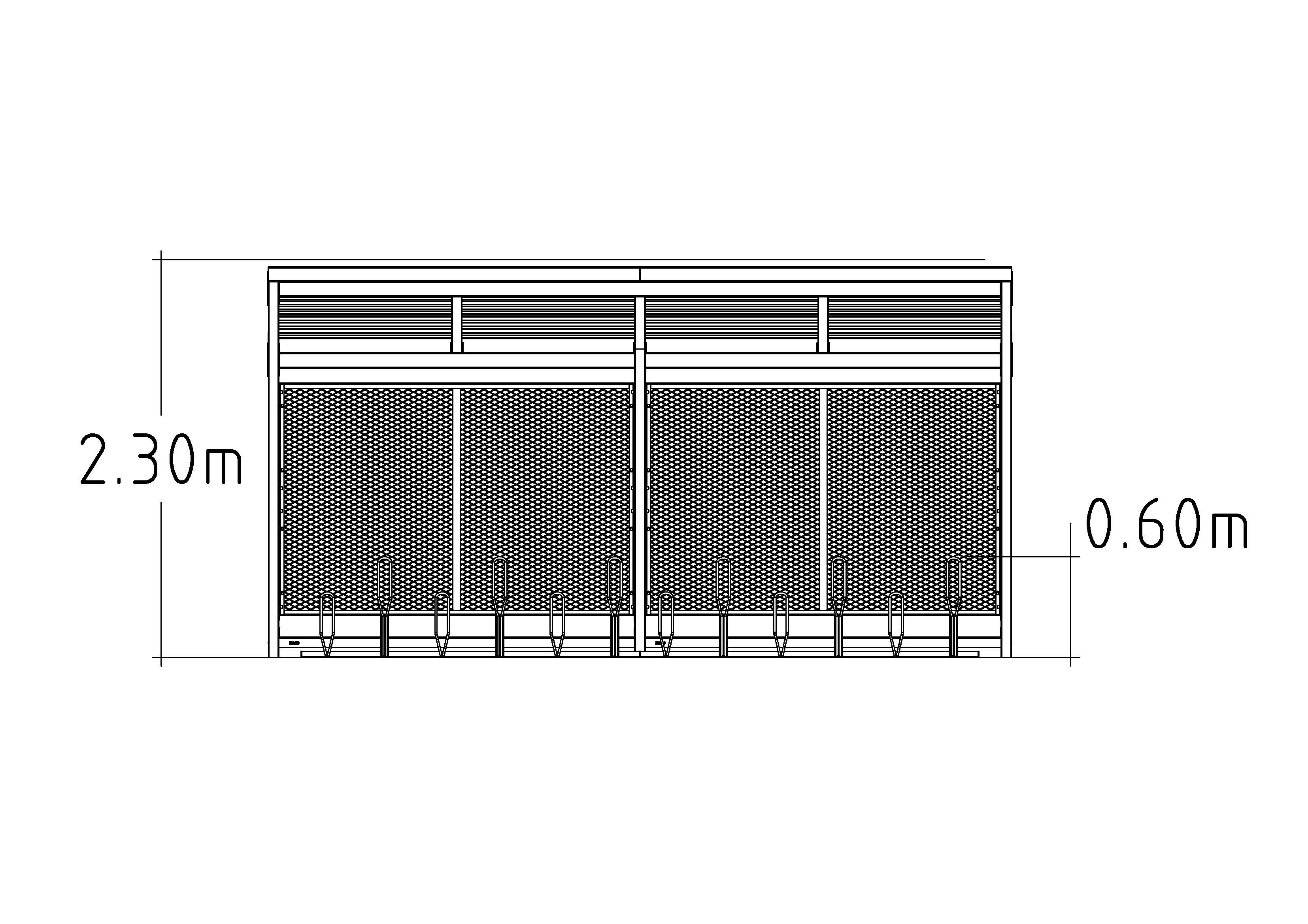 Bicycle Shelter Nova + Gemini