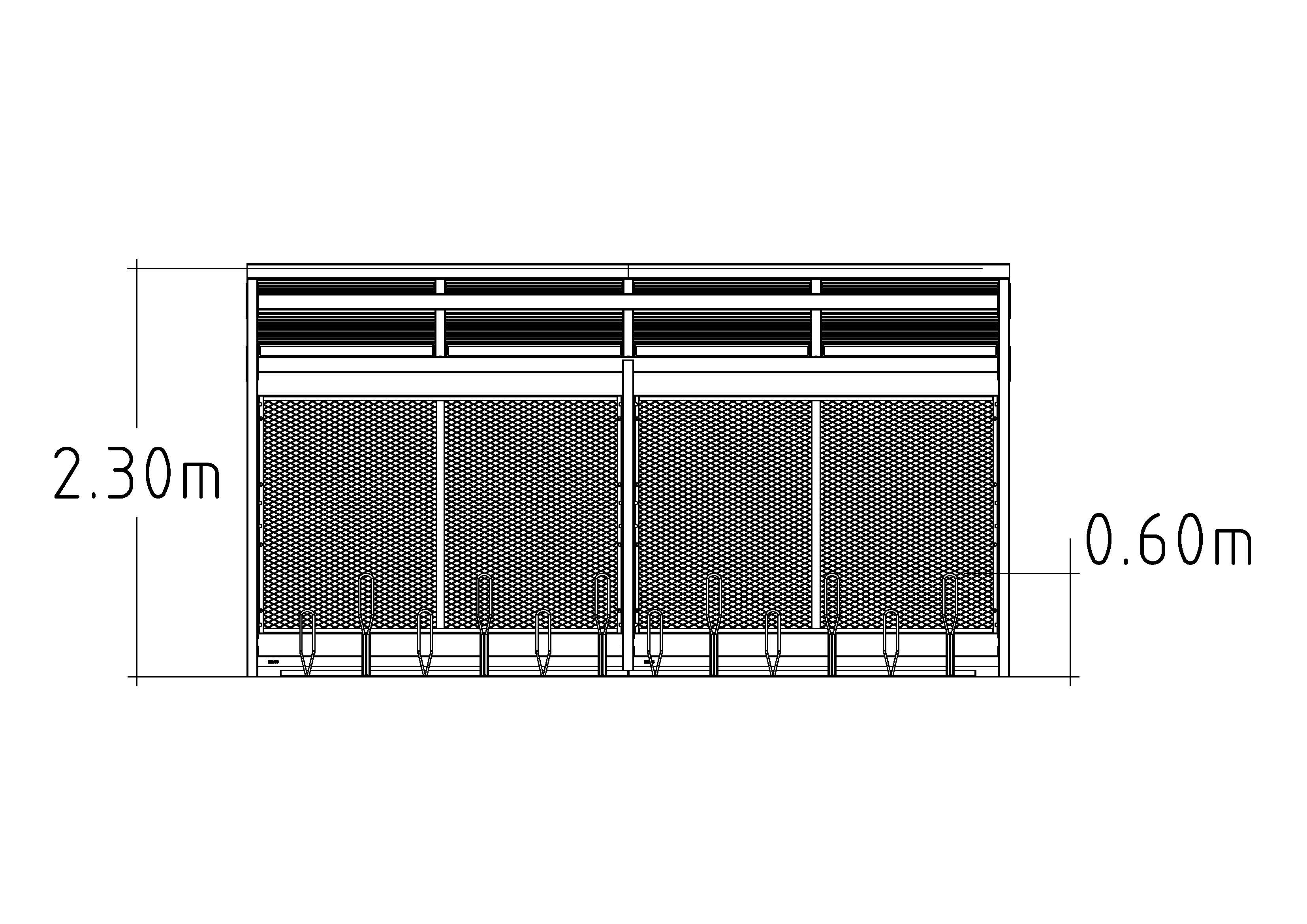 Bicycle Shelter Nova + Gemini