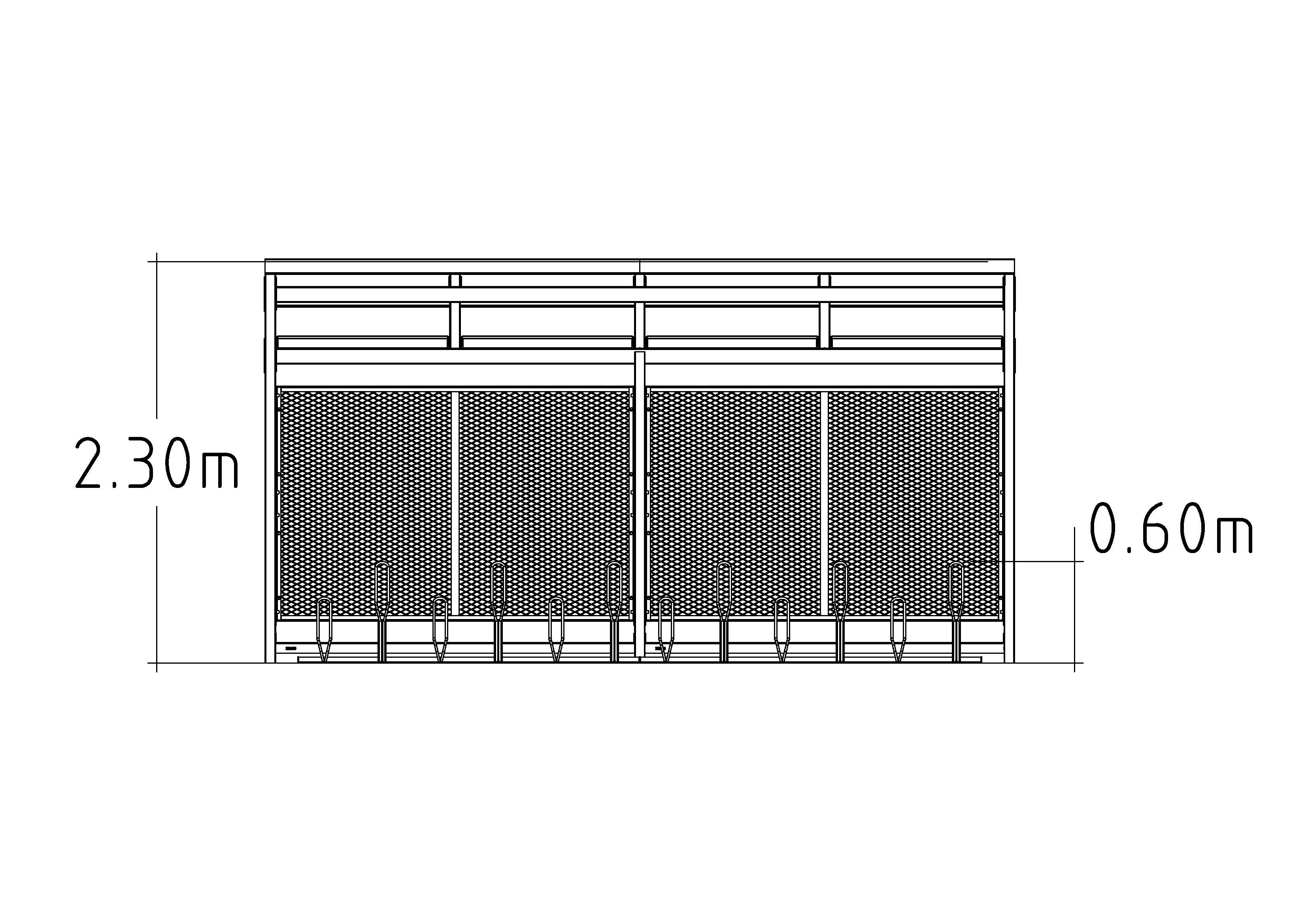 Bicycle Shelter Nova + Gemini