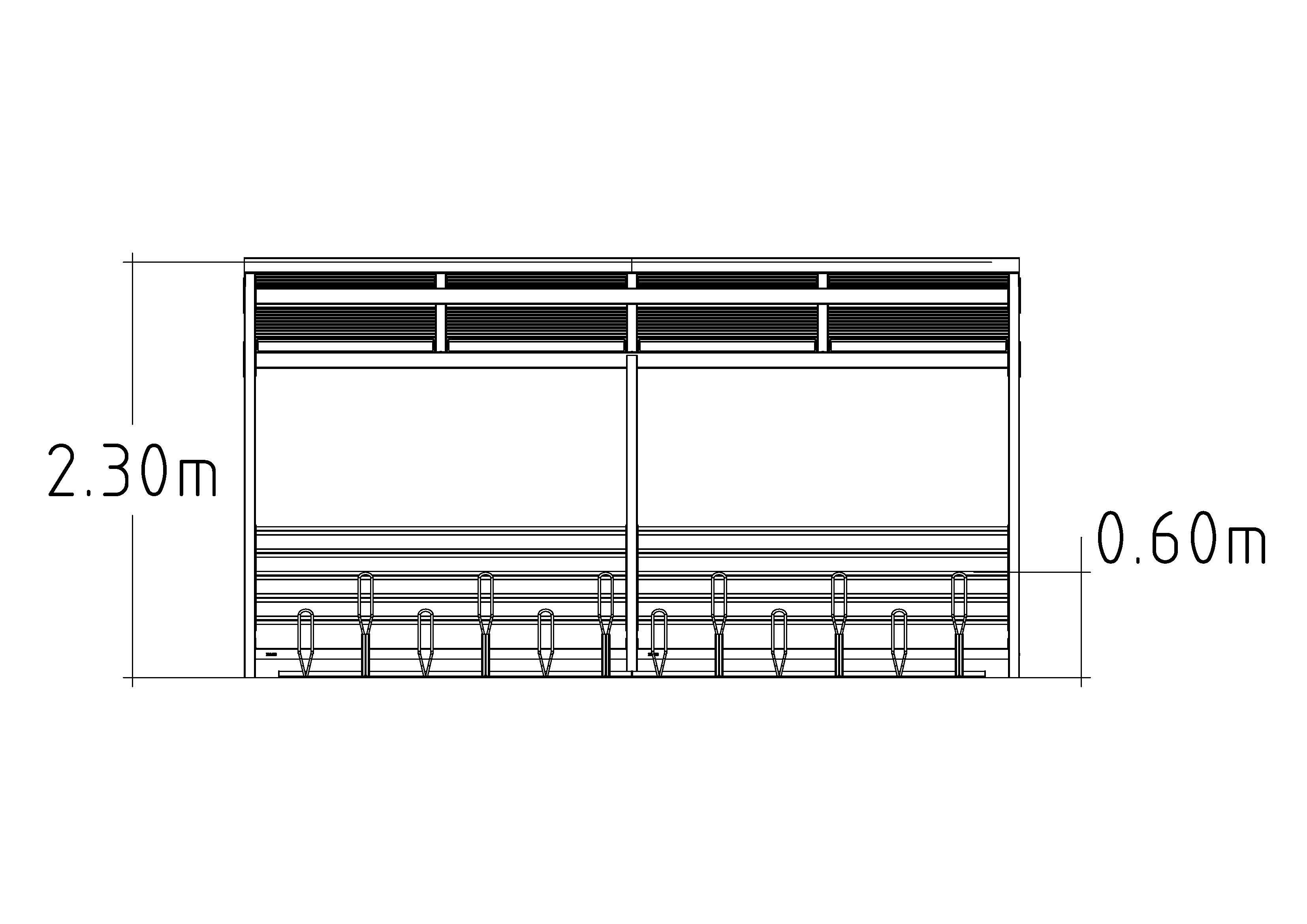 Bicycle Shelter Capella + Gemini