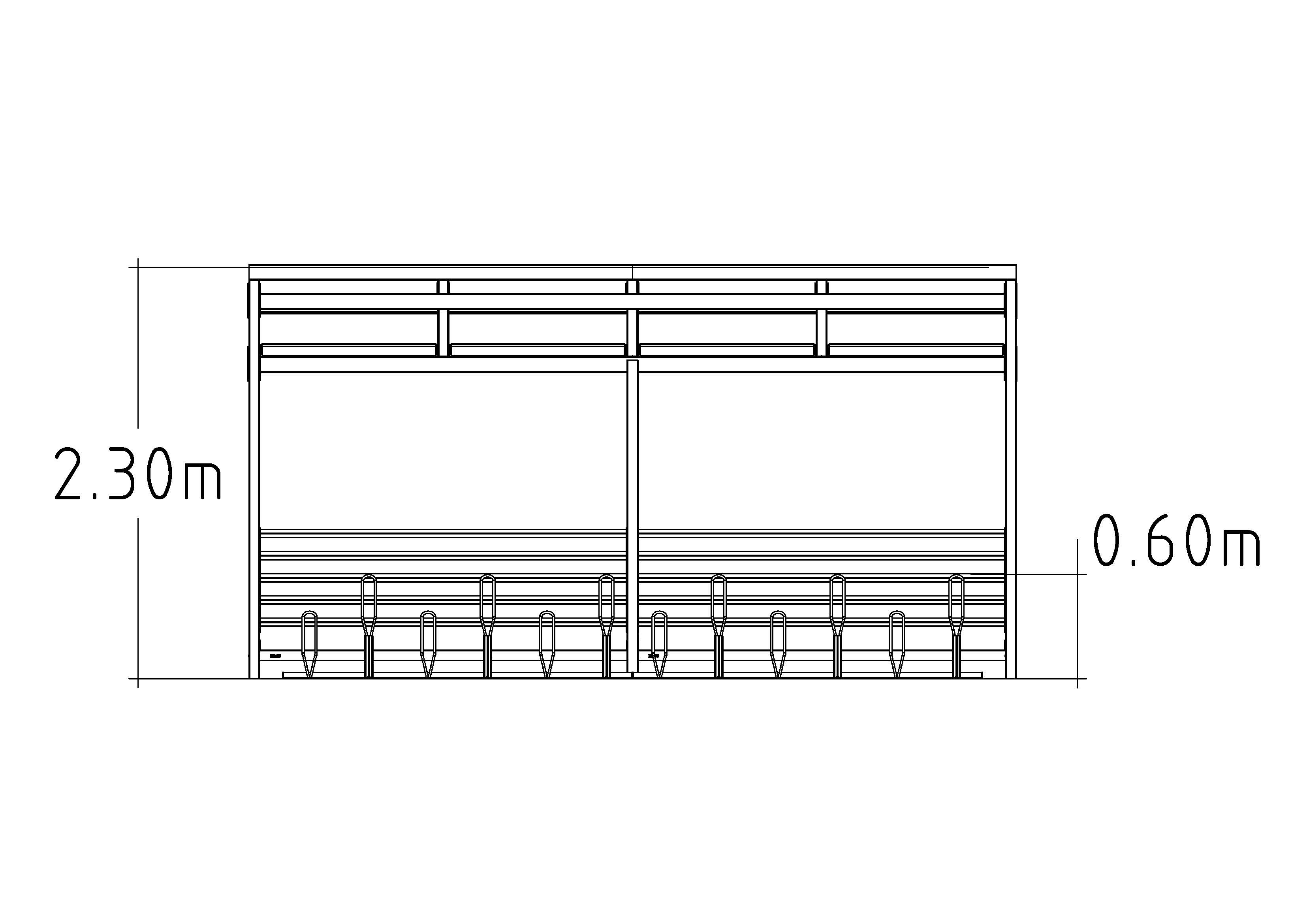 Bicycle Shelter Capella+Gemini
