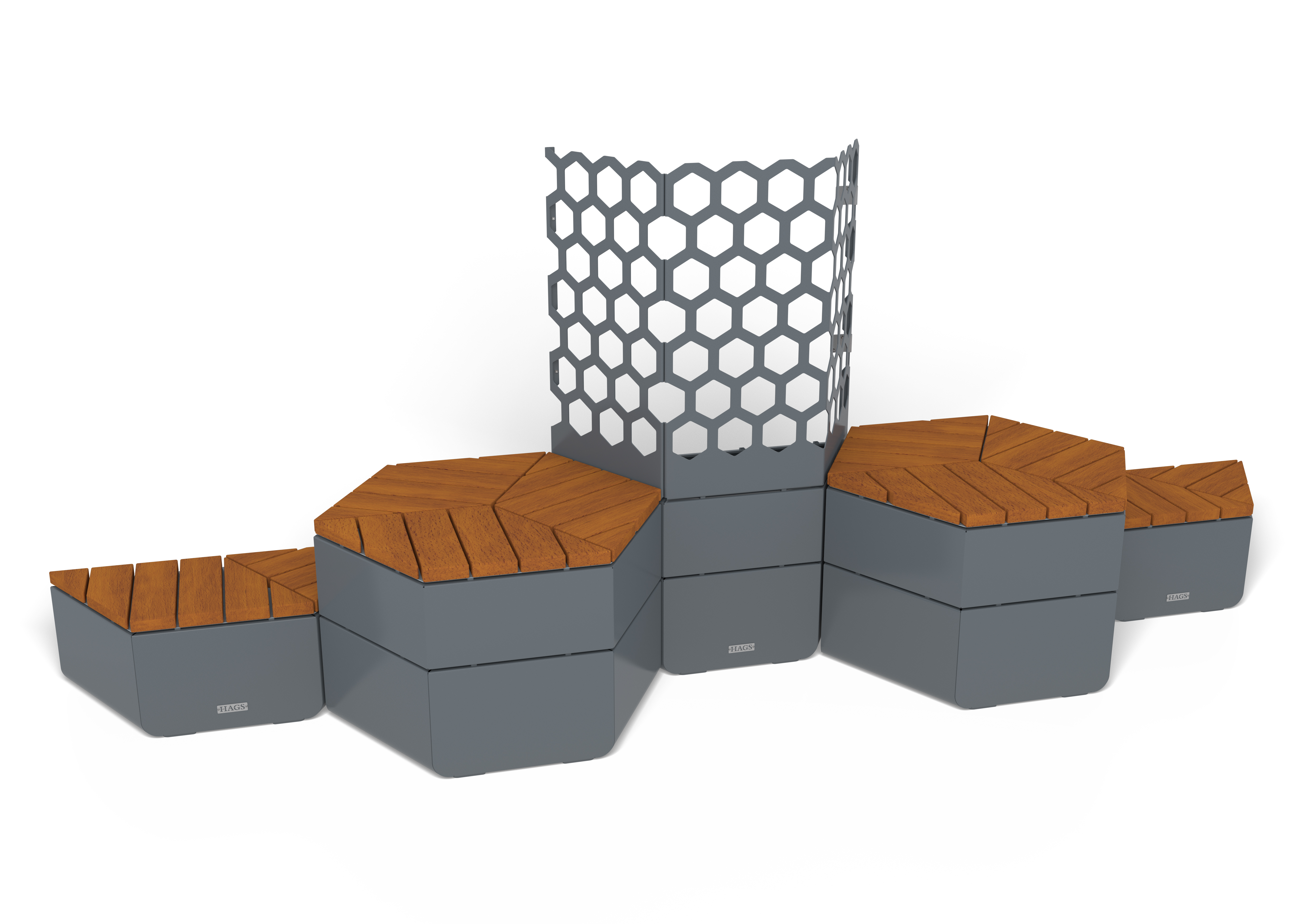Wall Seating Group Rosenlund Hardwood