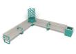 L Shaped Bench Group Rosenlund