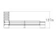 L Shaped Bench Group Rosenlund