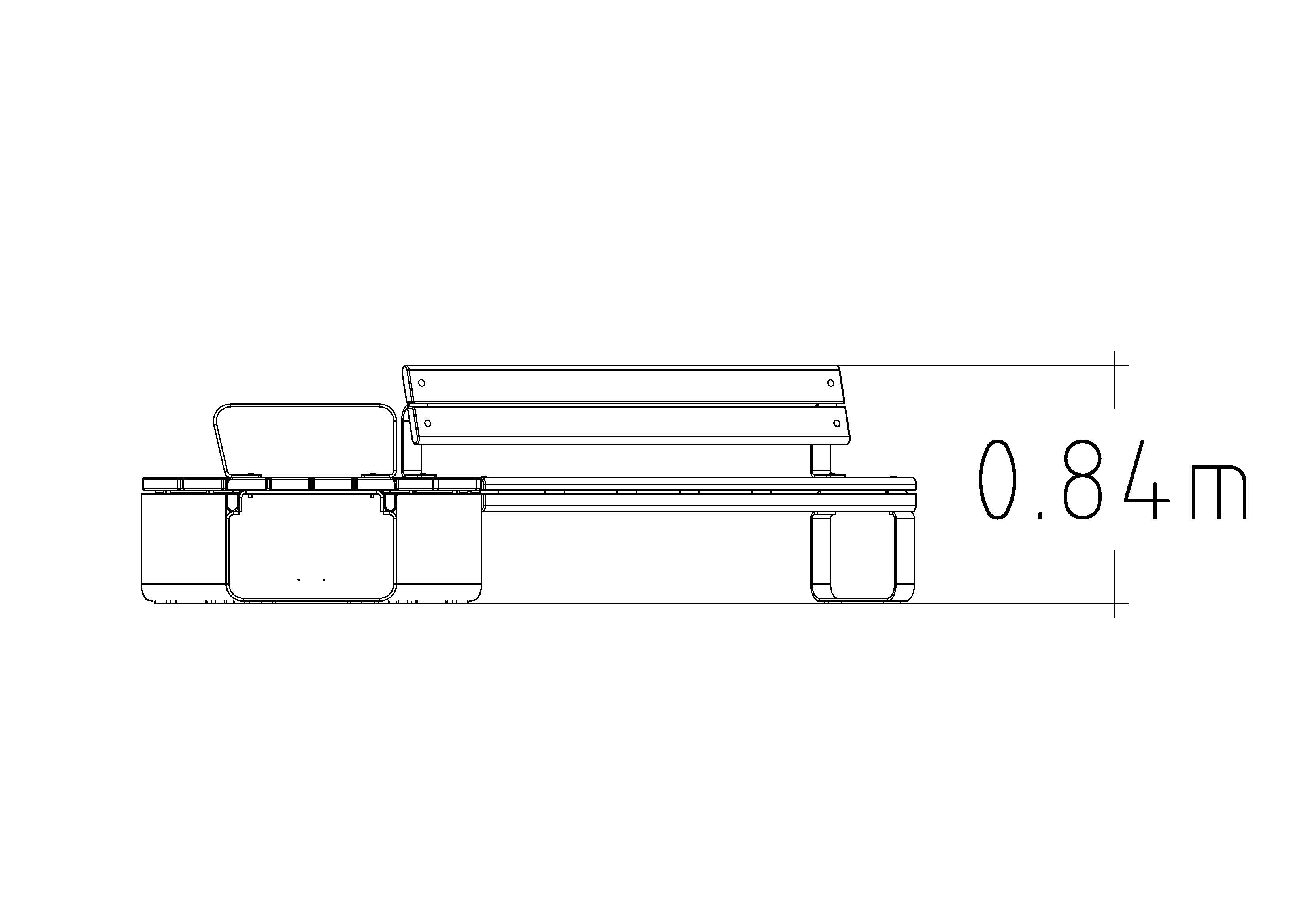 Hex Bench Group Rosenlund
