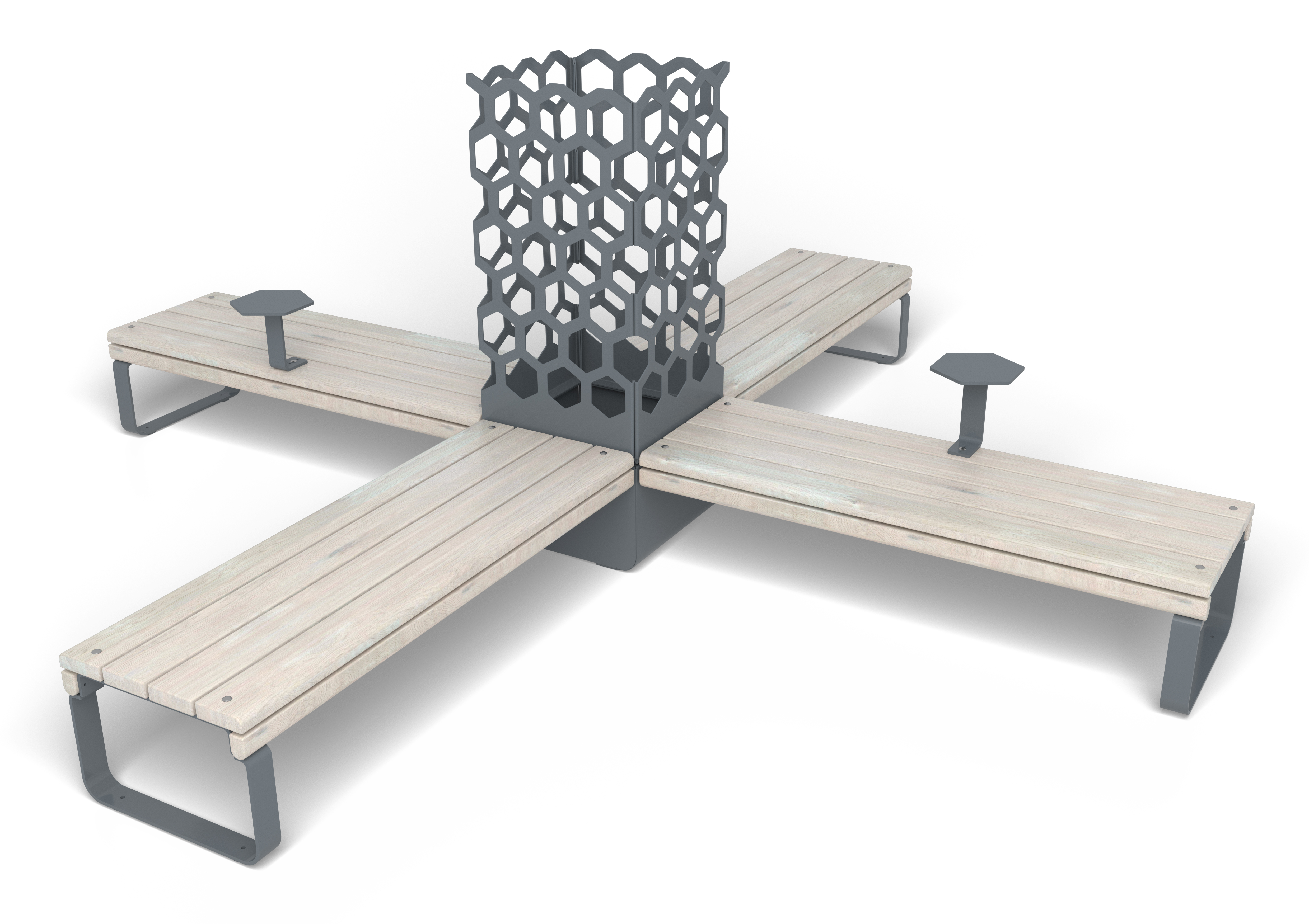 Square Benches Rosenlund