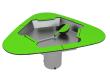 Water Triangle Table